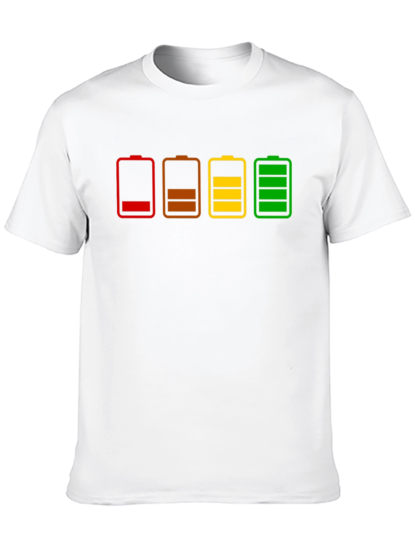 Battery Life T-Shirt - Black Cotton Graphic Tee