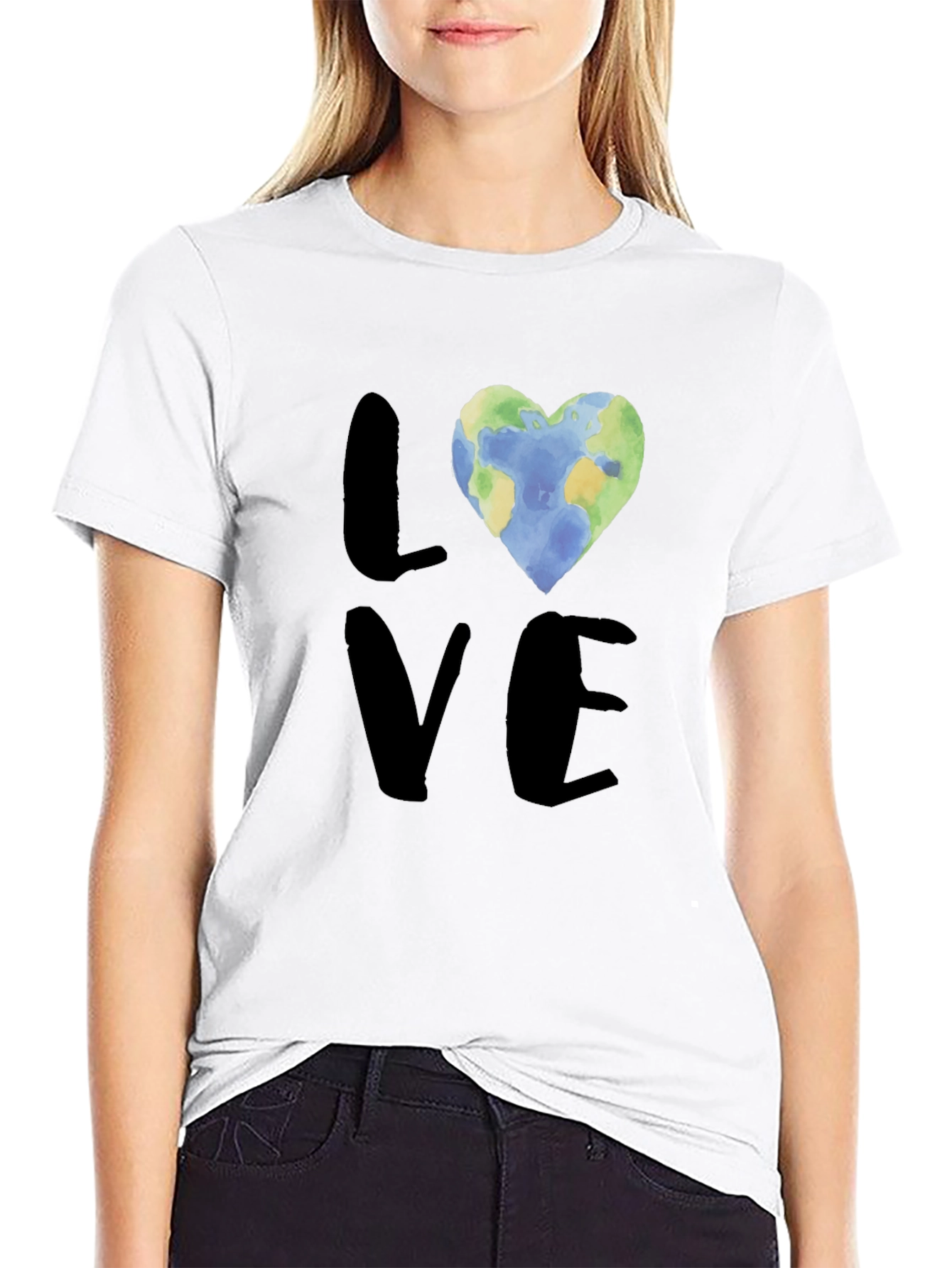 Love Earth Graphic Tee - Eco-Friendly Design
