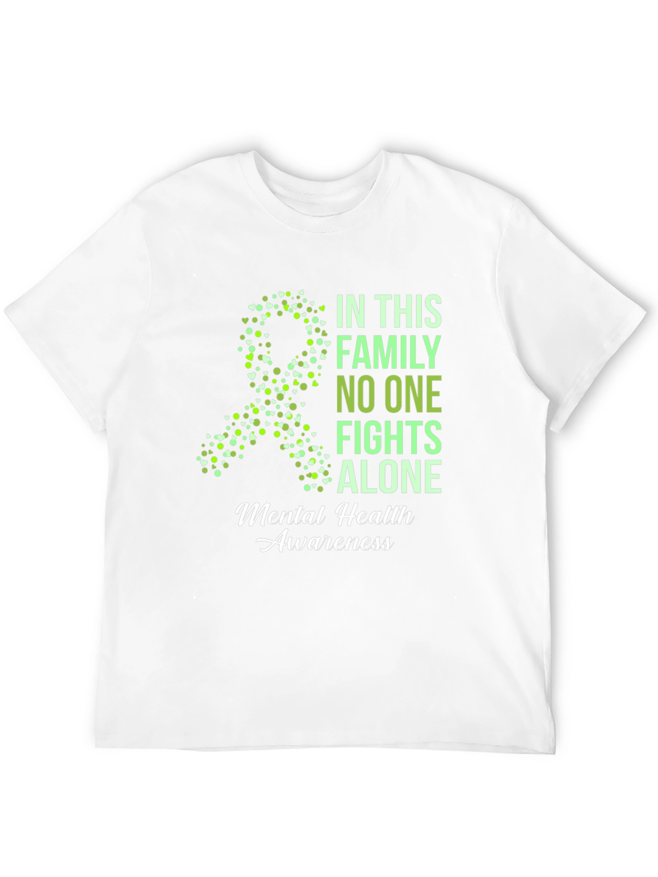 Mental Health Awareness T-Shirt - No One Fights Alone