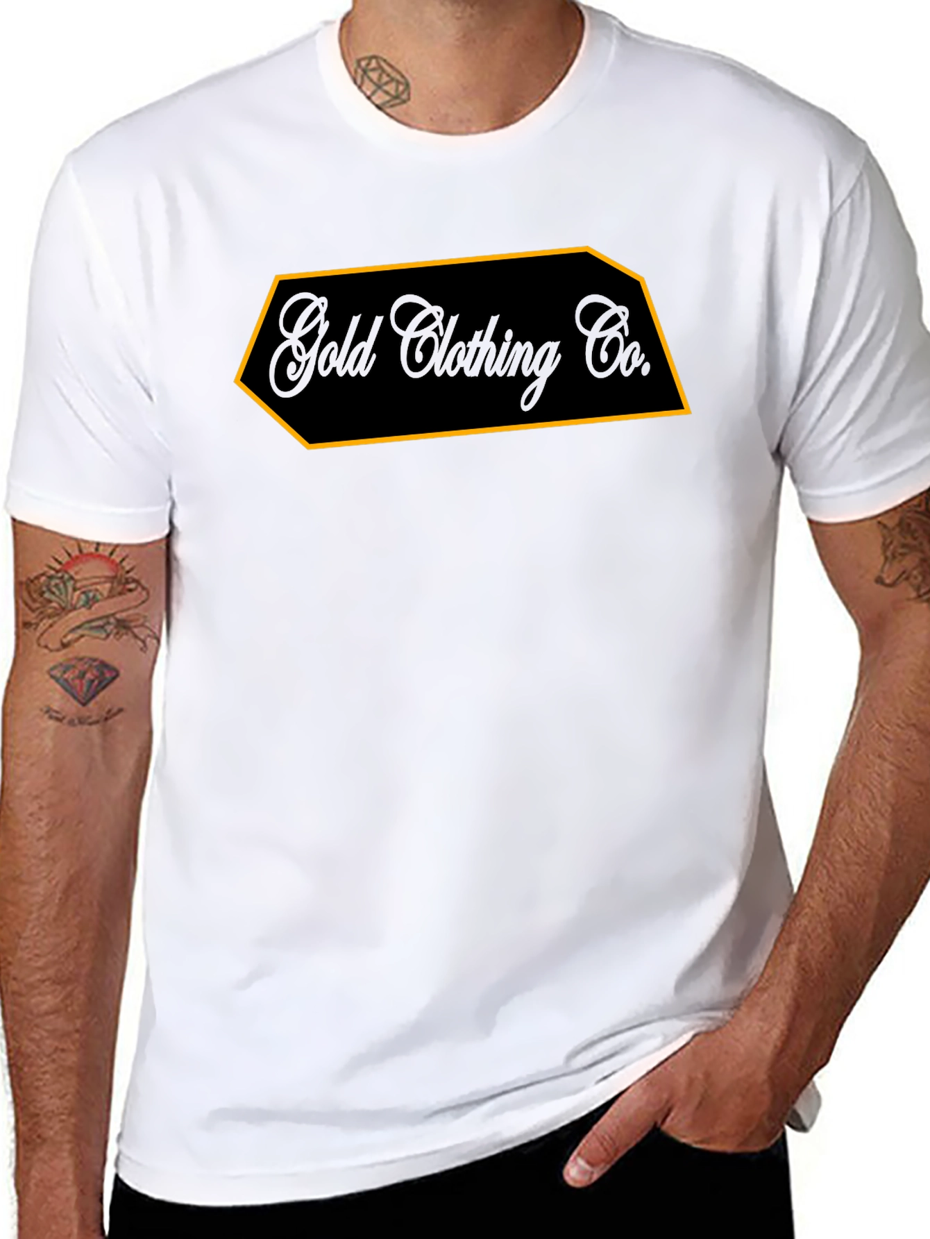 Gold Clothing Co. Black T-Shirt