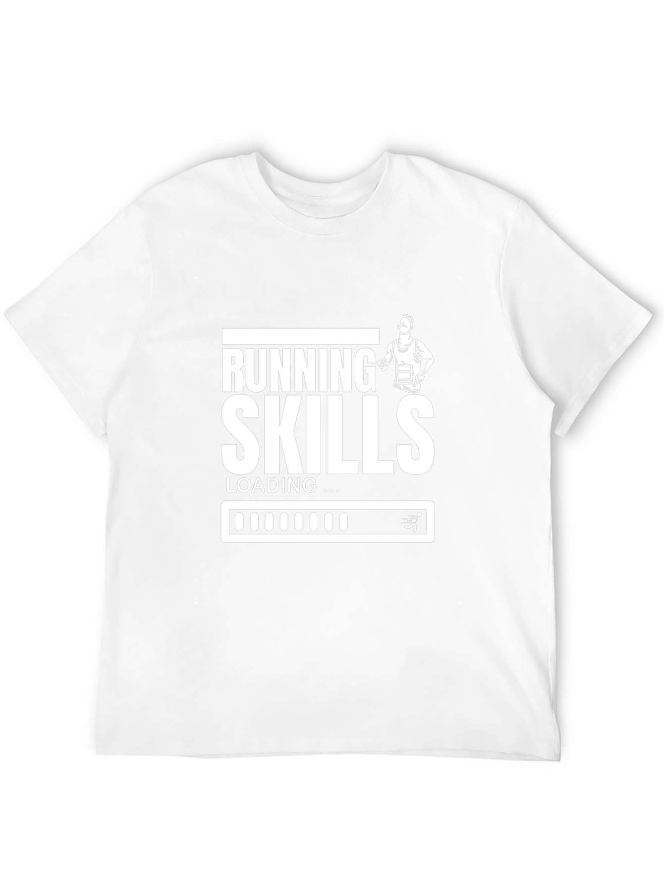 Running Skills Loading Black T-Shirt