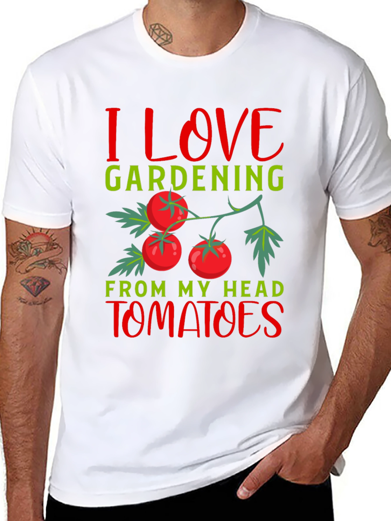 I Love Gardening Tomatoes T-Shirt
