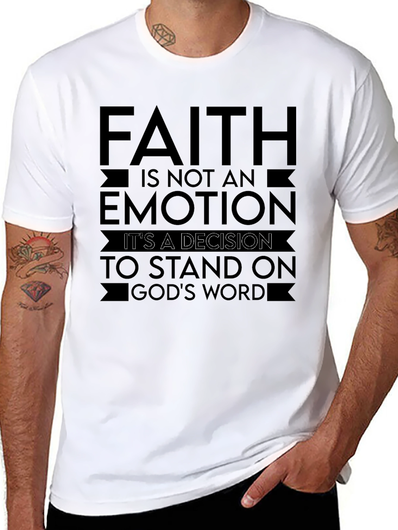 Faith Decision Black T-Shirt
