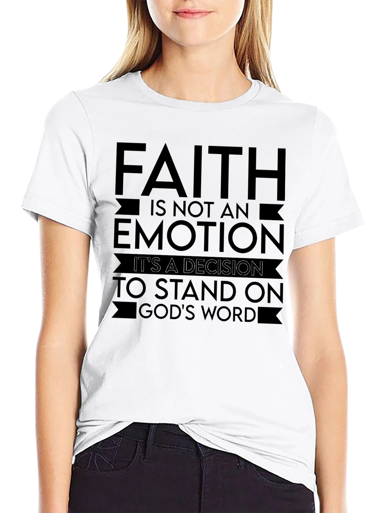 Faith Decision Black T-Shirt