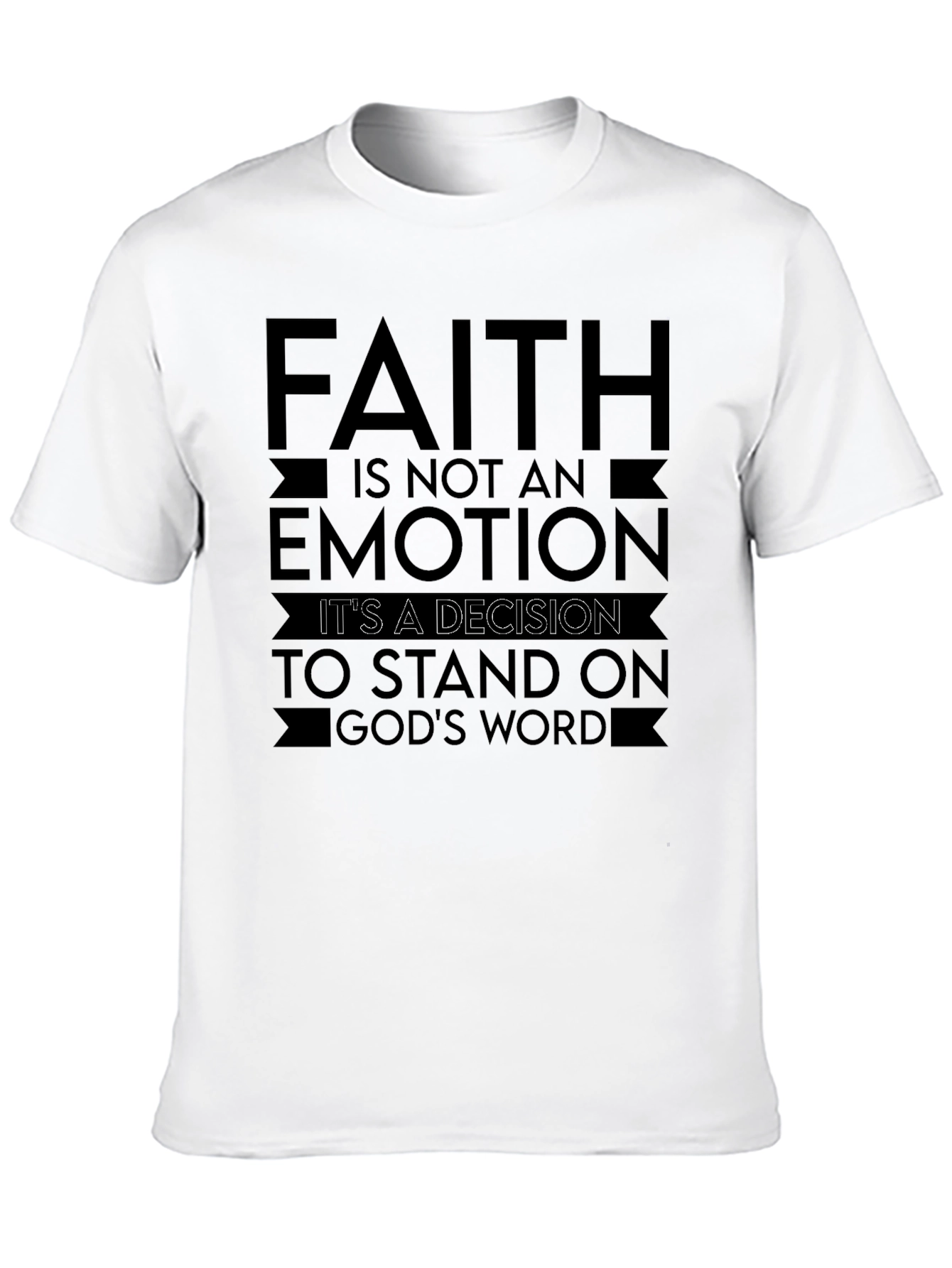 Faith Decision Black T-Shirt