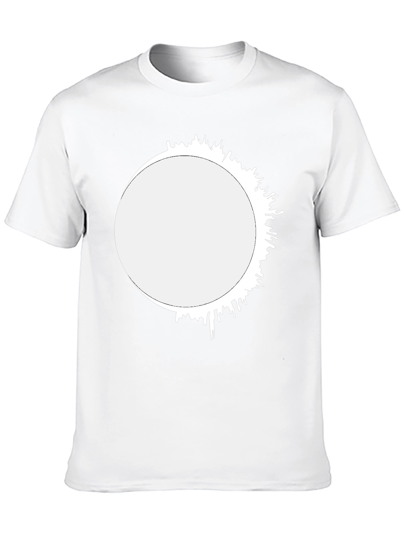 Eclipse Graphic Tee - Black Cotton Blend