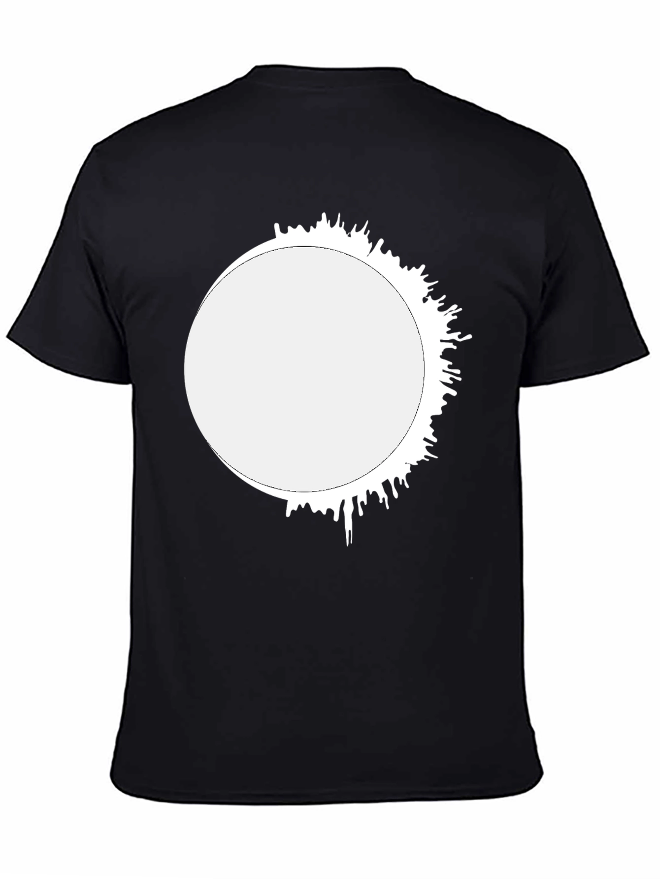 Eclipse Graphic Tee - Black Cotton Blend