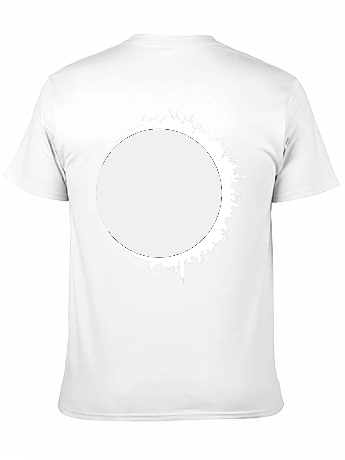 Eclipse Graphic Tee - Black Cotton Blend