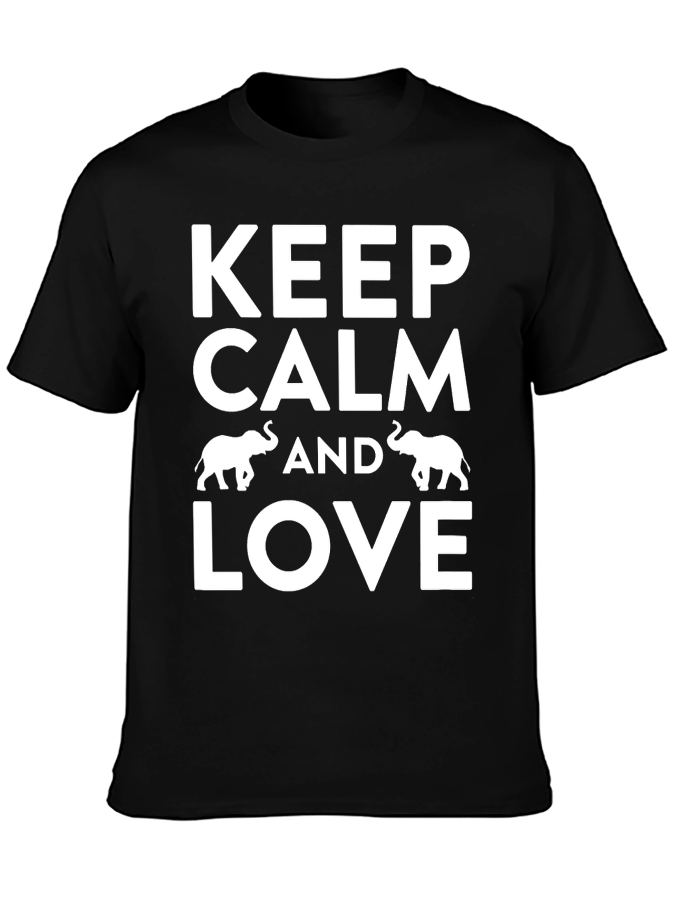 Keep Calm and Love Elephants T-Shirt