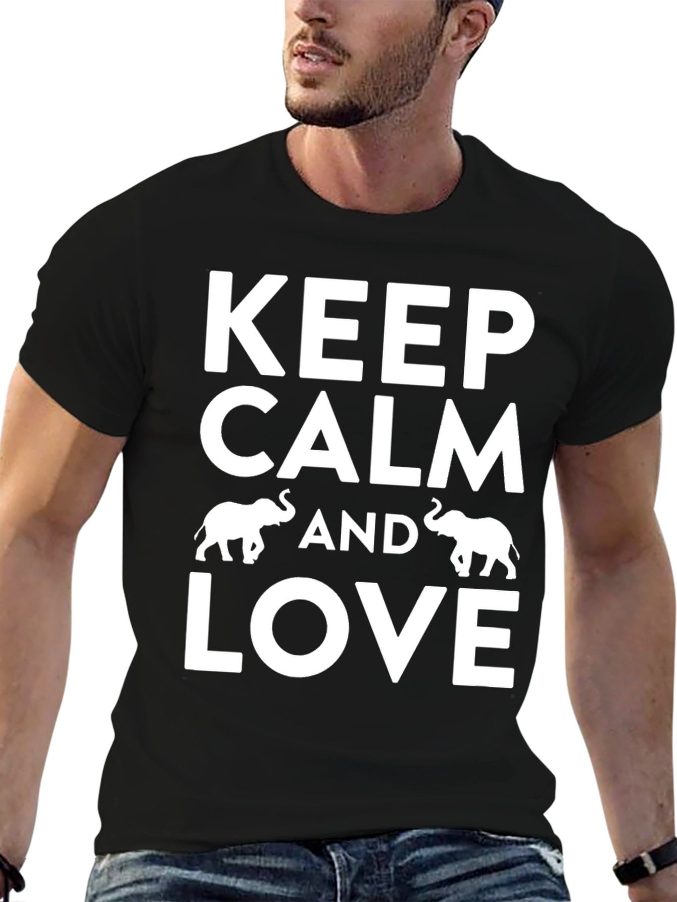 Keep Calm and Love Elephants T-Shirt