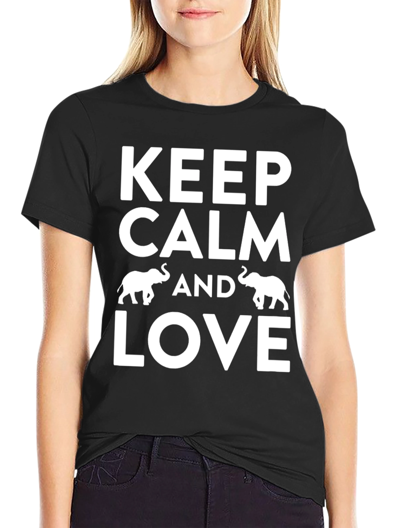 Keep Calm and Love Elephants T-Shirt