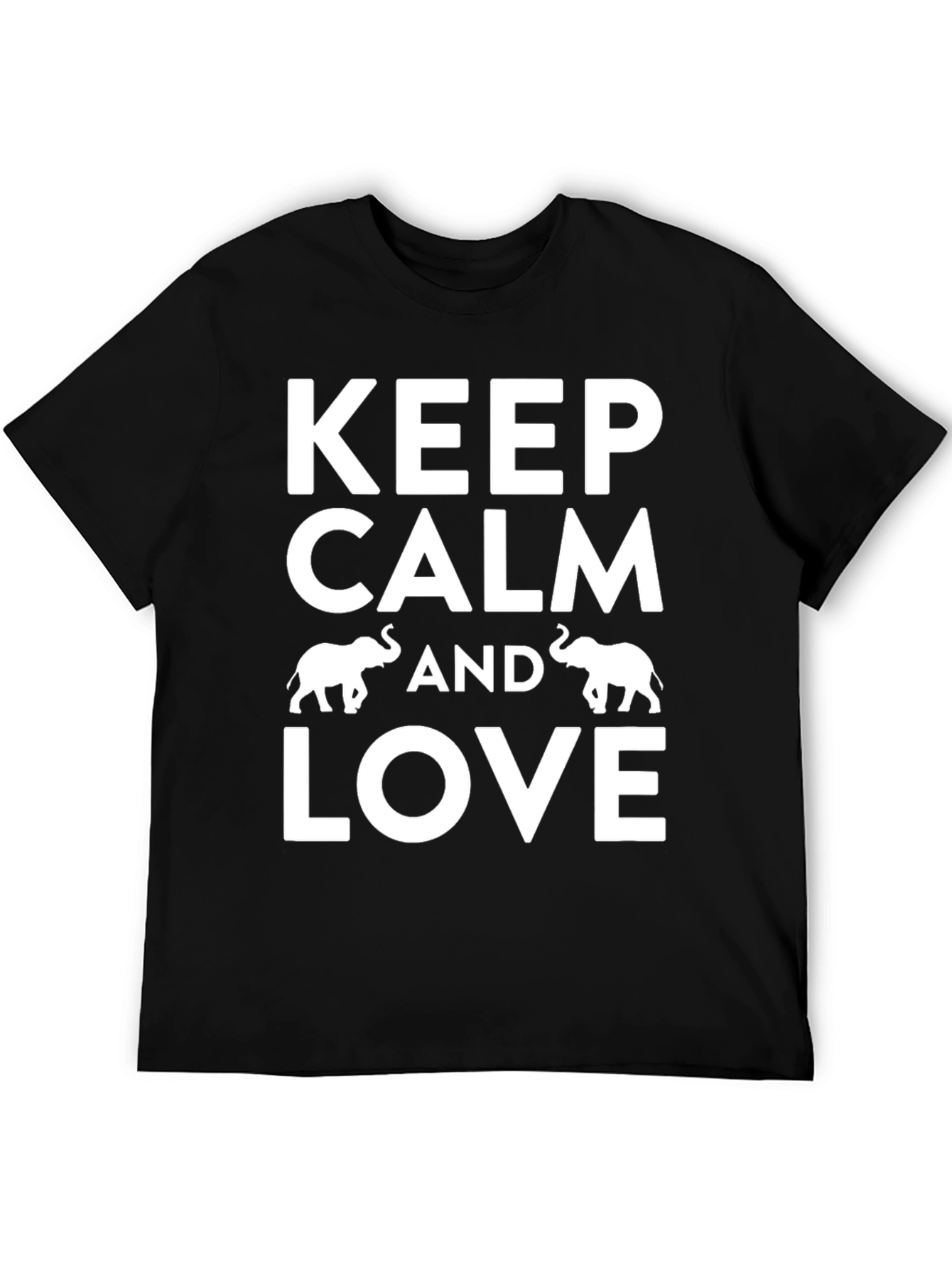 Keep Calm and Love Elephants T-Shirt