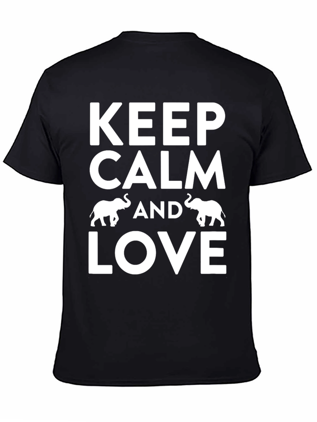 Keep Calm and Love Elephants T-Shirt