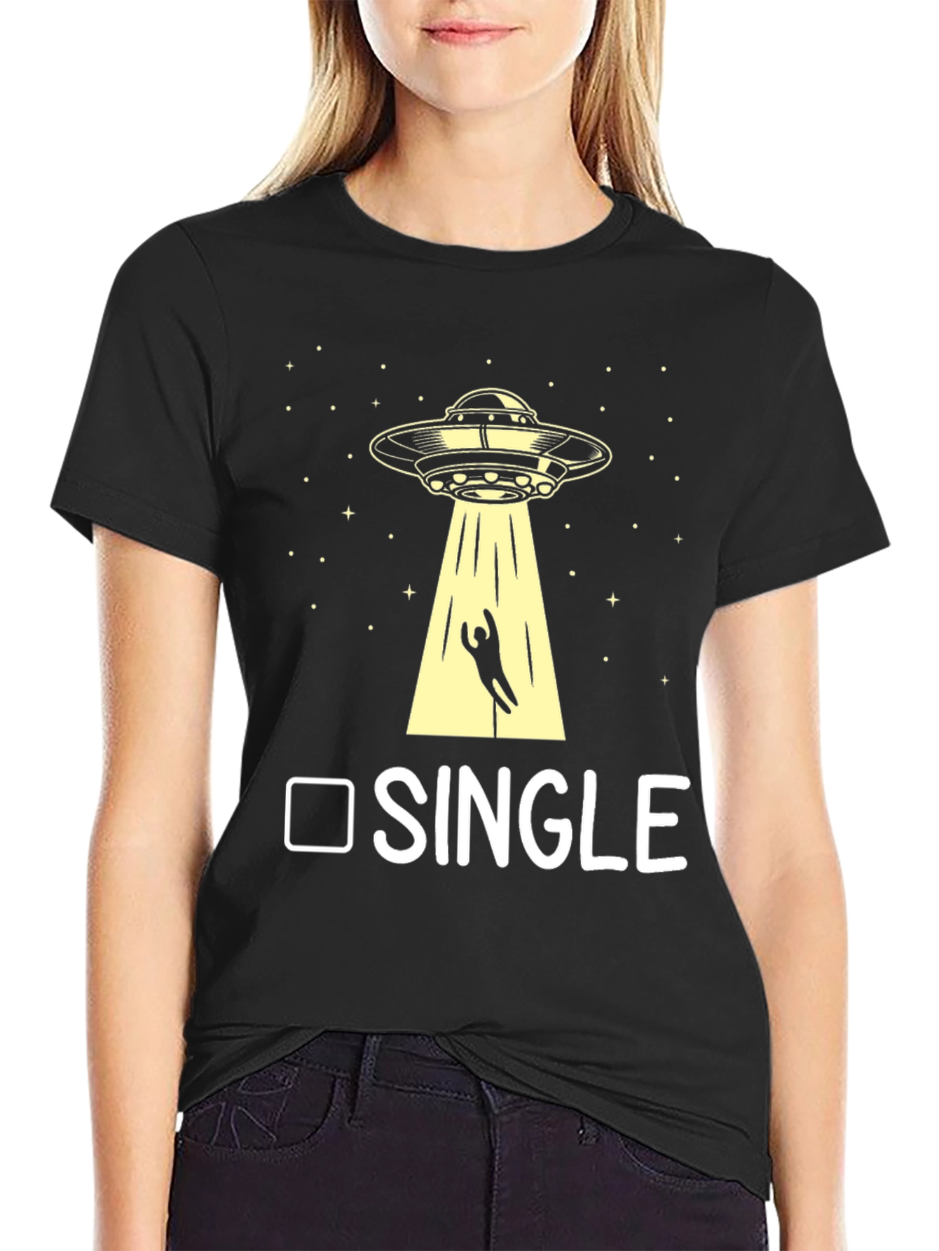 Single Alien Abduction T-Shirt