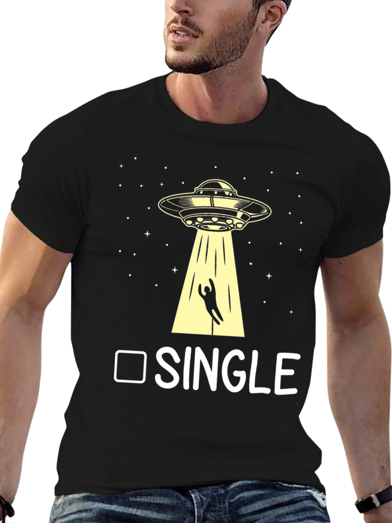 Single Alien Abduction T-Shirt