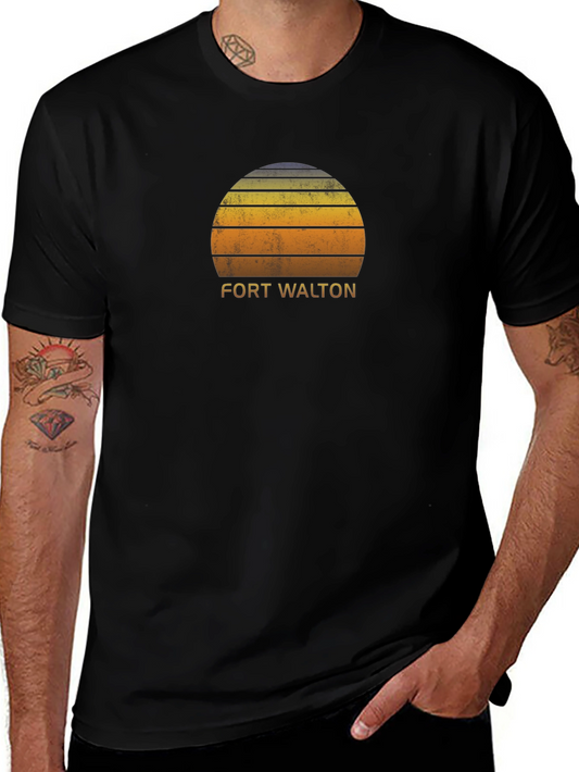 Fort Walton Retro Sunset T-Shirt