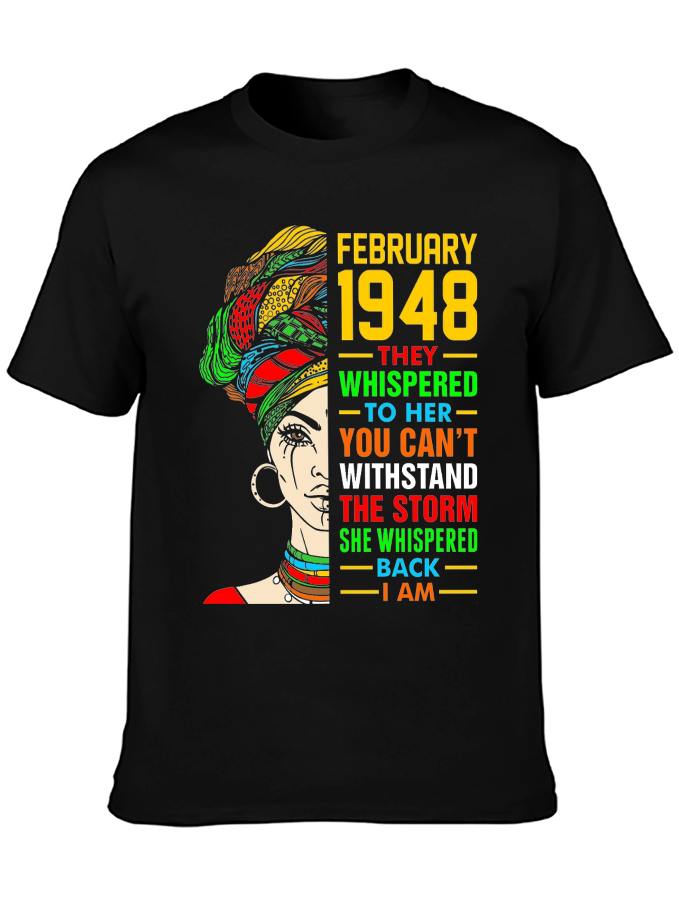 February 1948 Black History T-Shirt