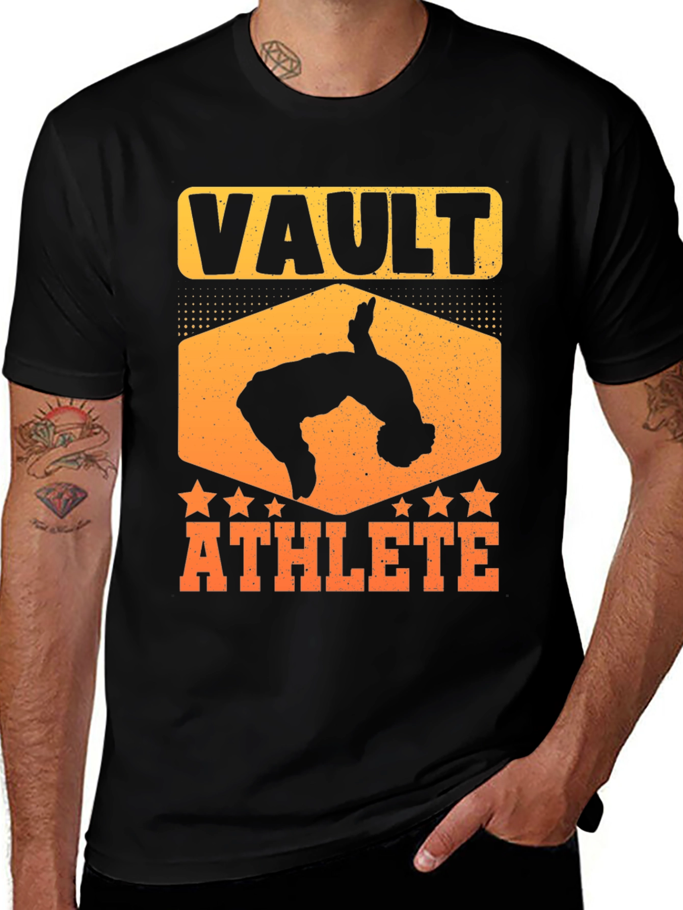Vault Athlete Graphic Tee - Gymnastics & Parkour