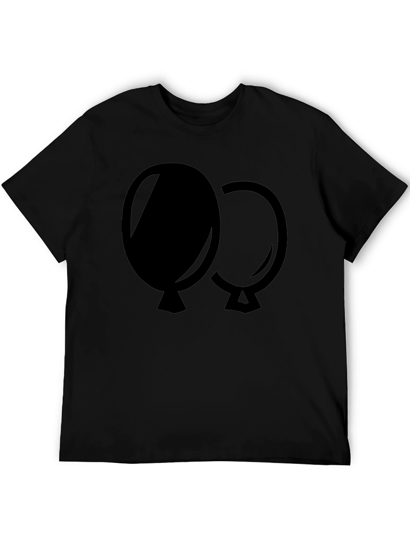 Balloon Graphic Black T-Shirt