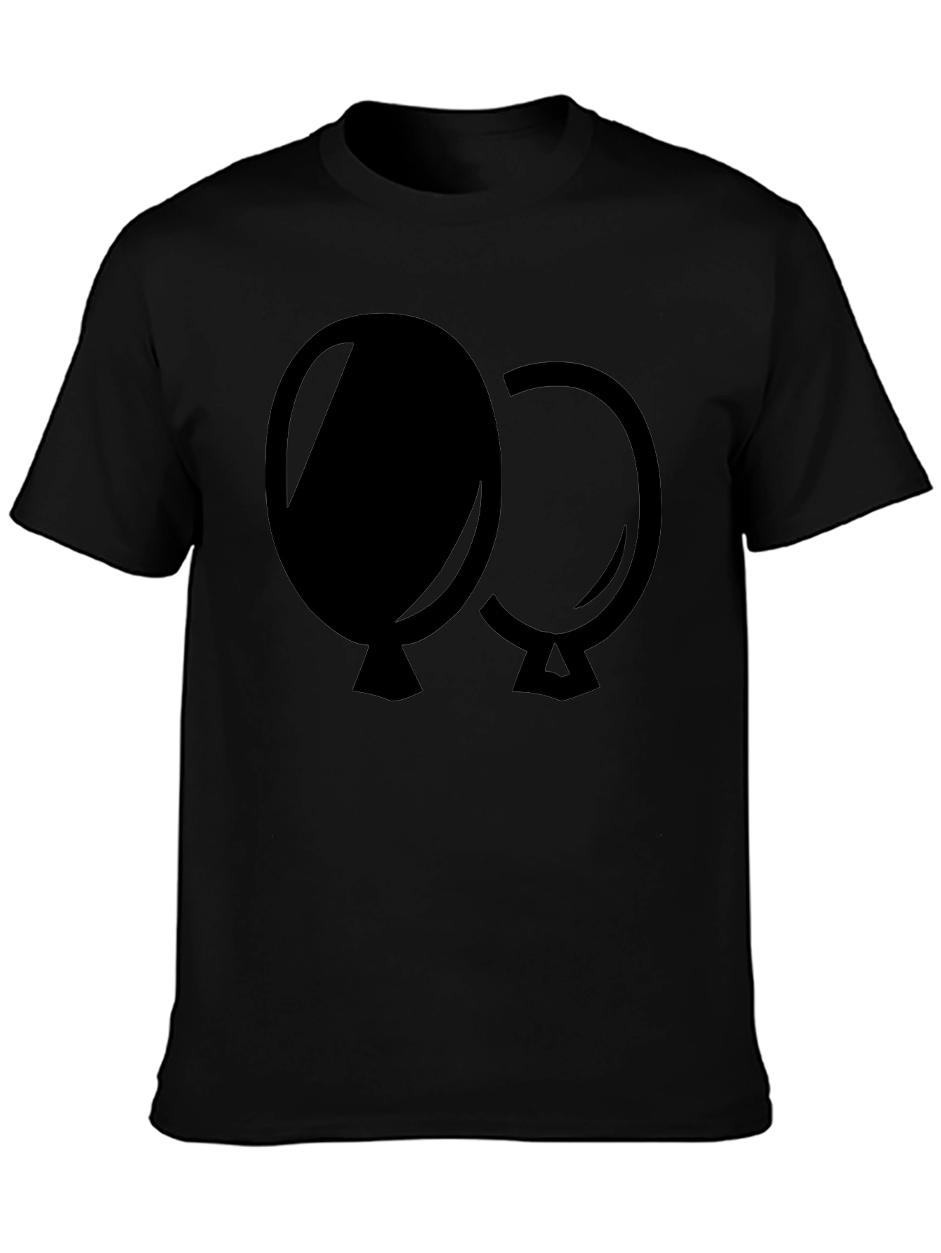 Balloon Graphic Black T-Shirt