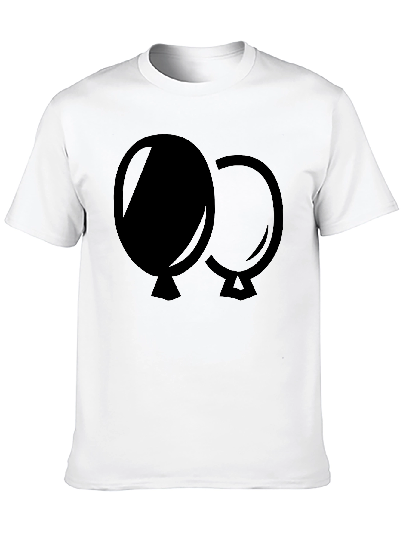 Balloon Graphic Black T-Shirt
