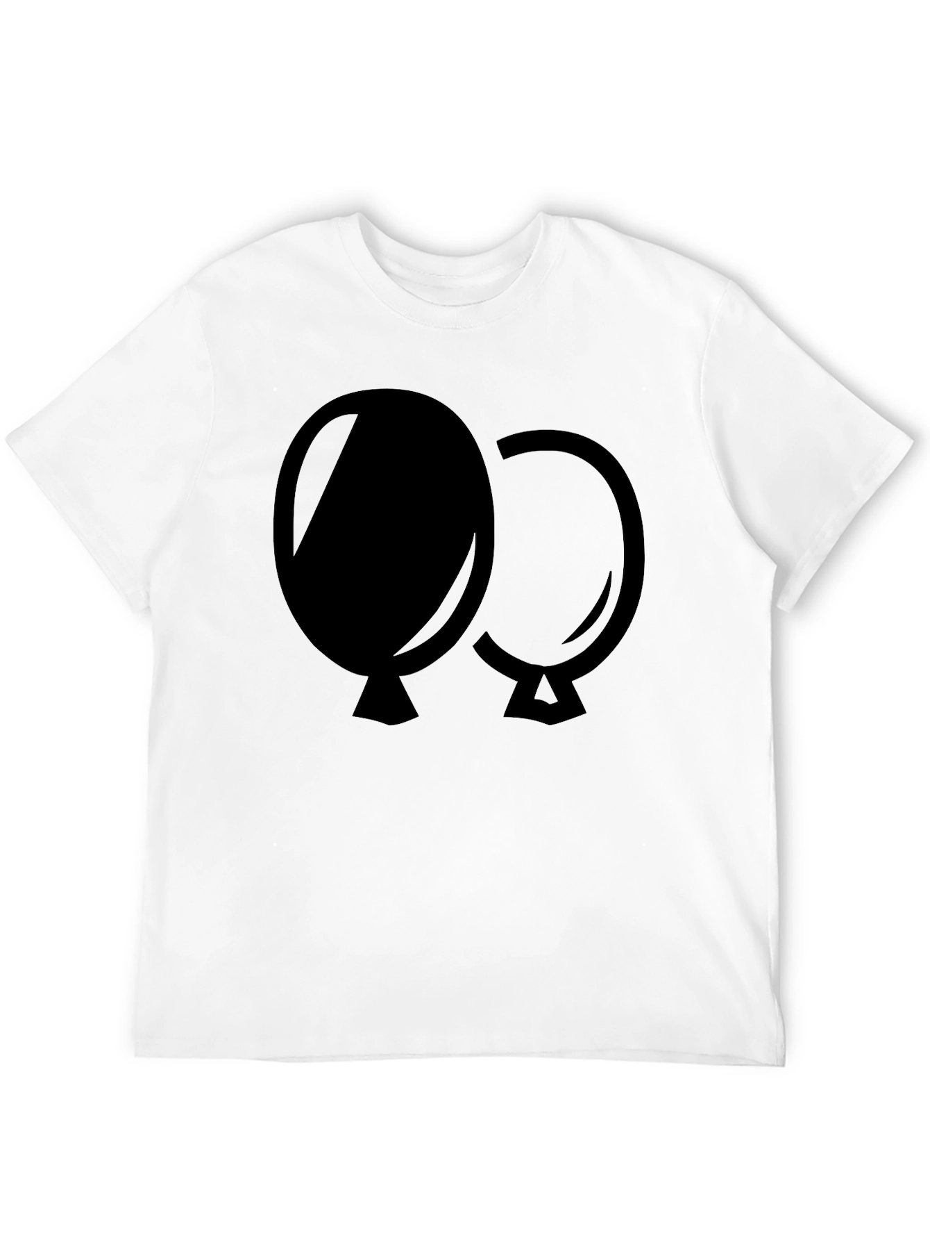 Balloon Graphic Black T-Shirt