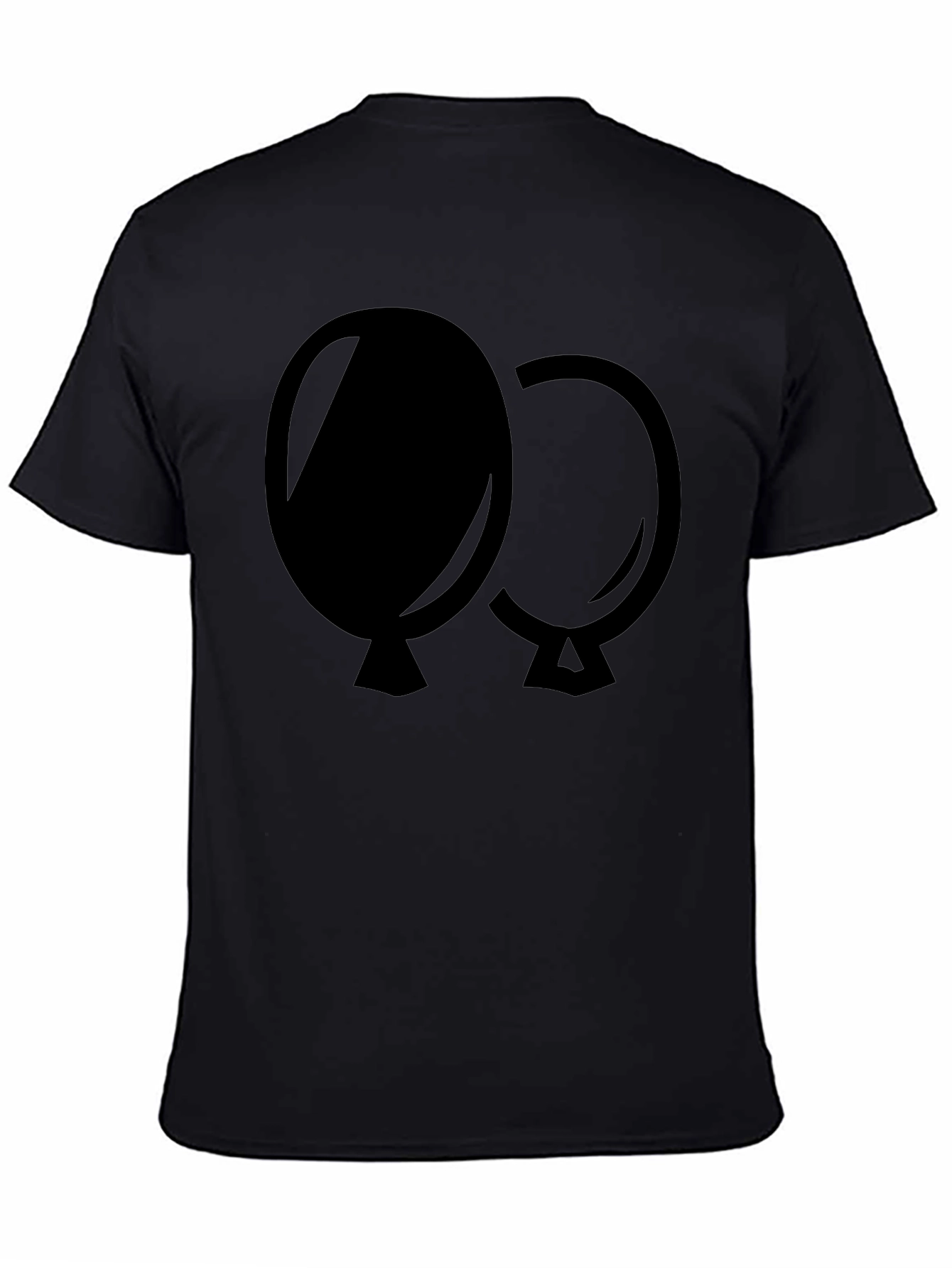 Balloon Graphic Black T-Shirt