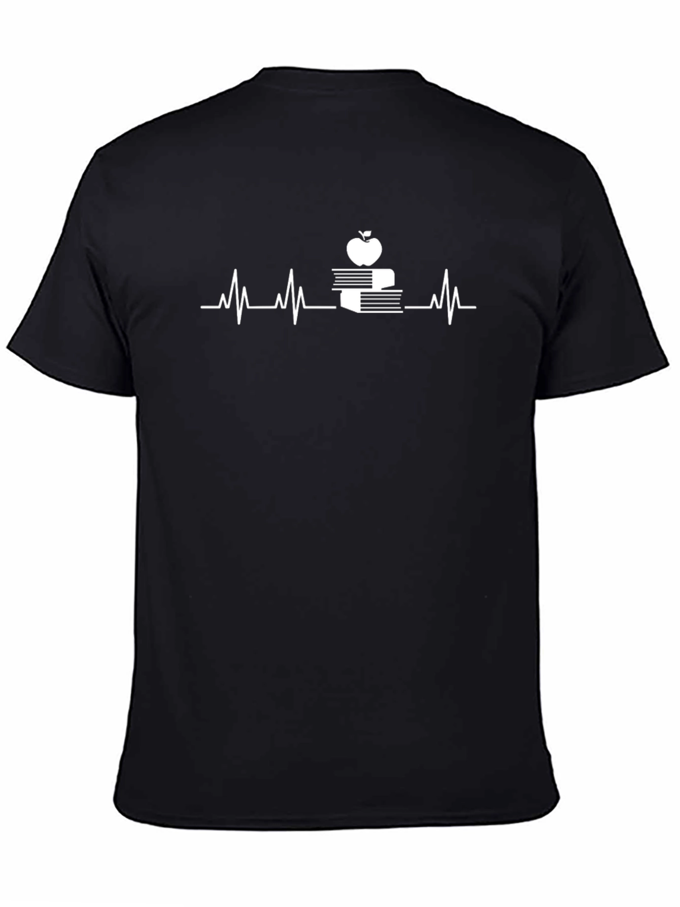Teachers Heartbeat T-Shirt - Apple & Books Design