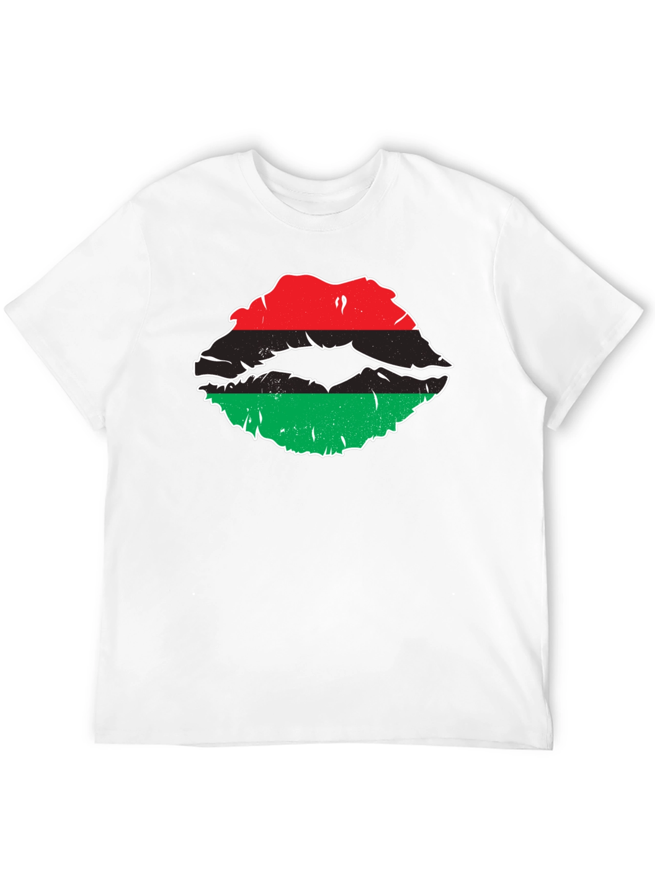 Pan African Lips T-Shirt - Black Pride Tee
