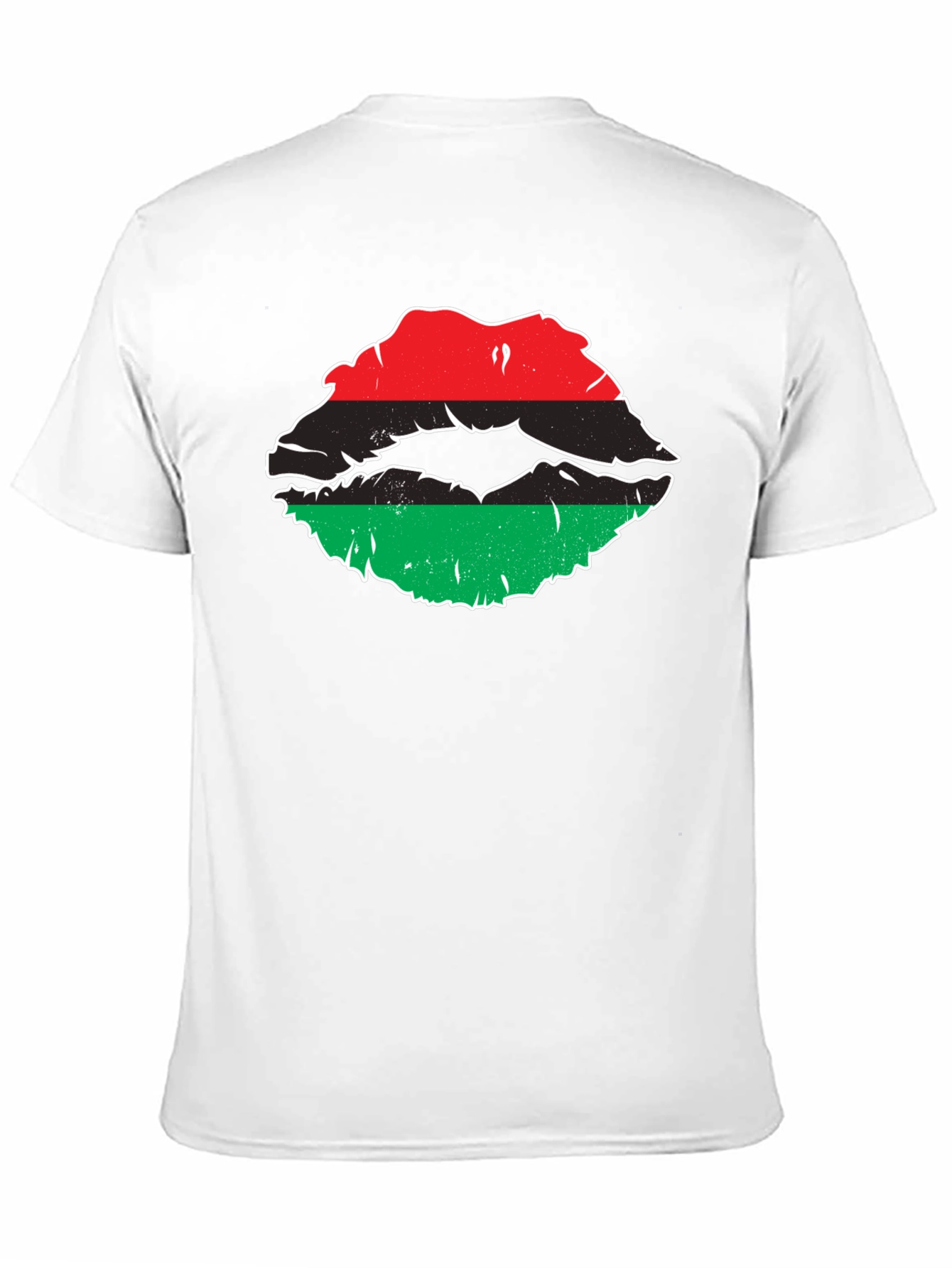 Pan African Lips T-Shirt - Black Pride Tee