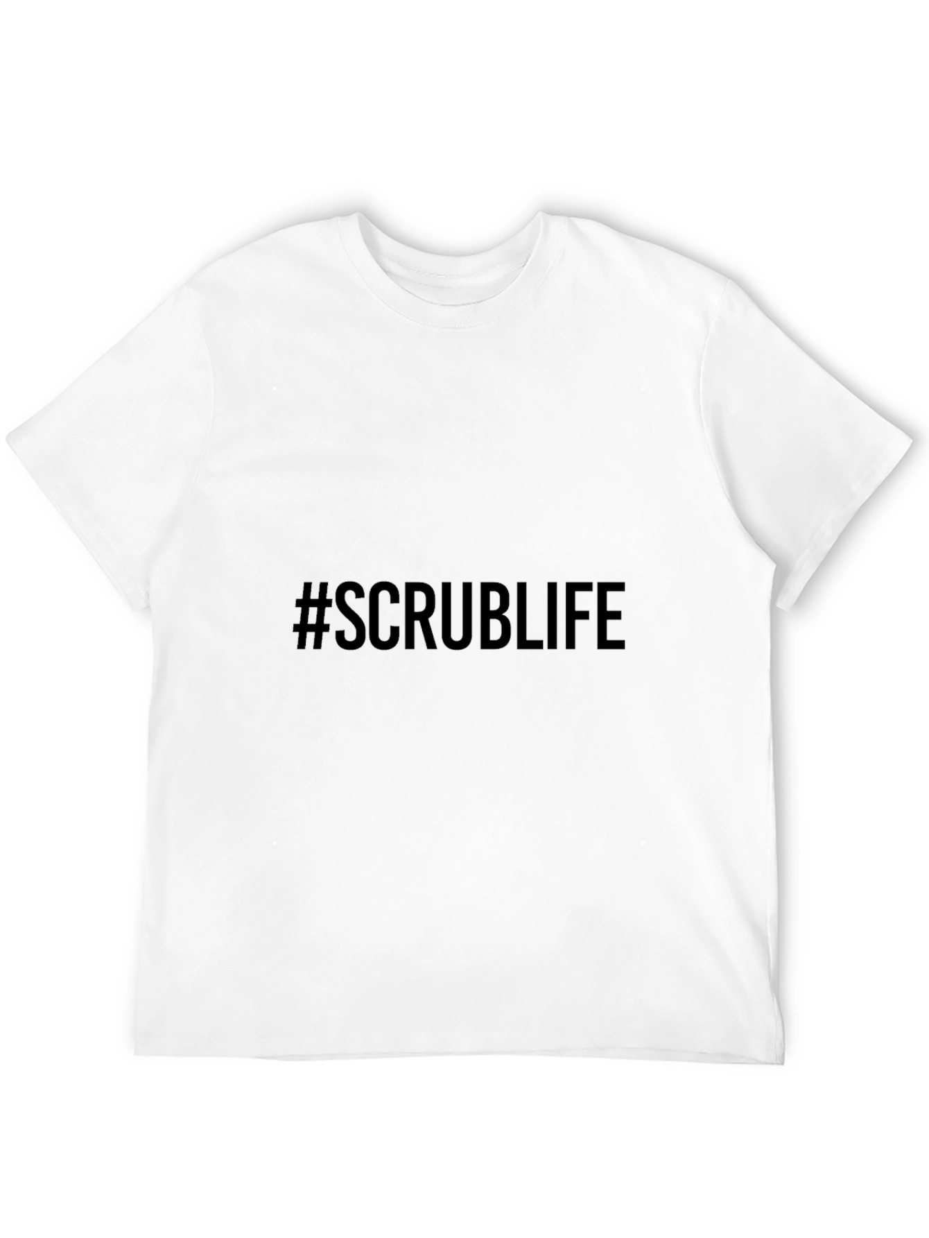 #ScrubLife Black T-Shirt - Comfortable & Stylish