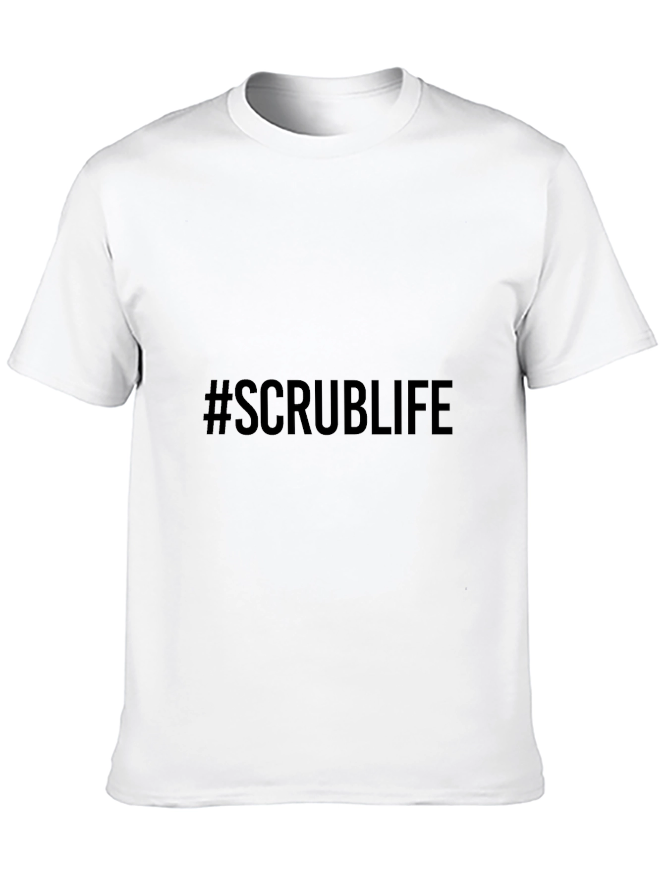 #ScrubLife Black T-Shirt - Comfortable & Stylish