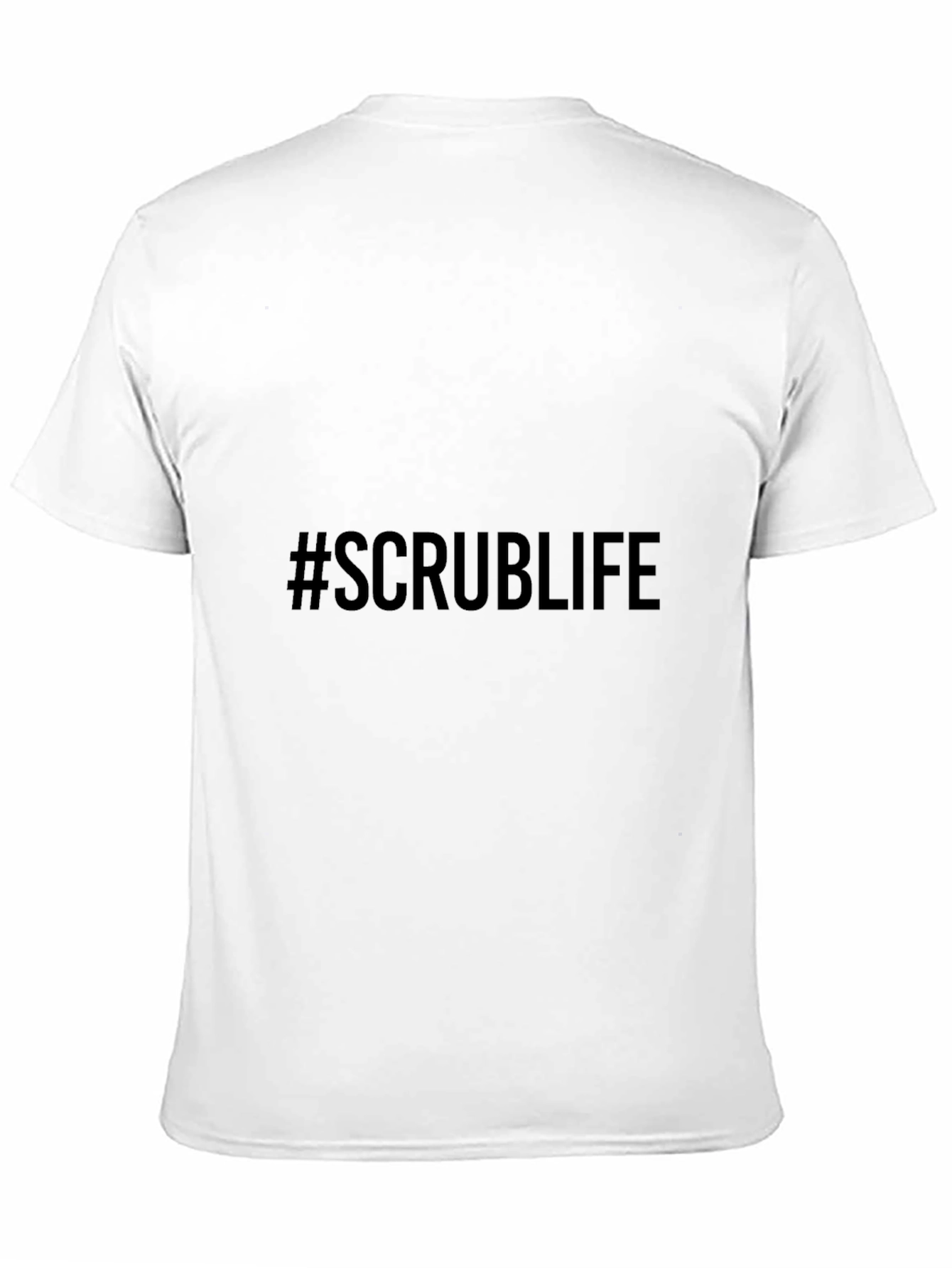 #ScrubLife Black T-Shirt - Comfortable & Stylish