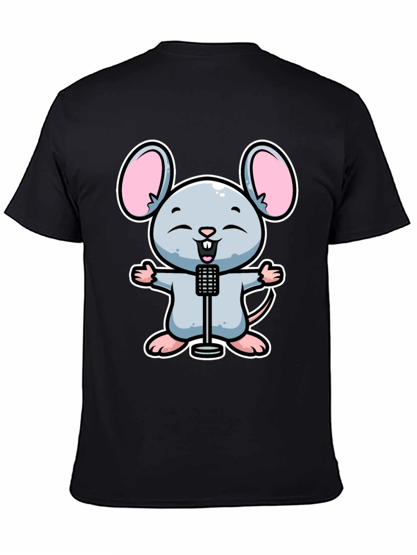 Cartoon Mouse Singer T-Shirt
