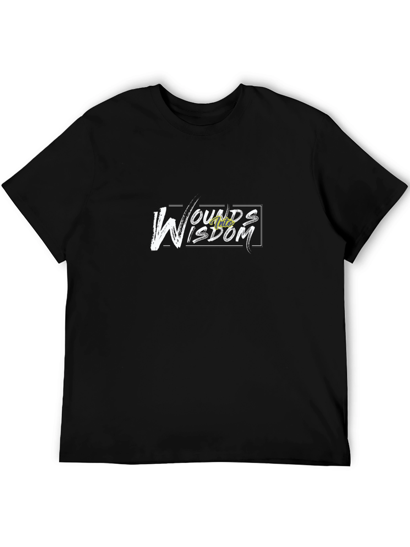 Wounds Into Wisdom Graphic T-Shirt - Unisex Black Tee