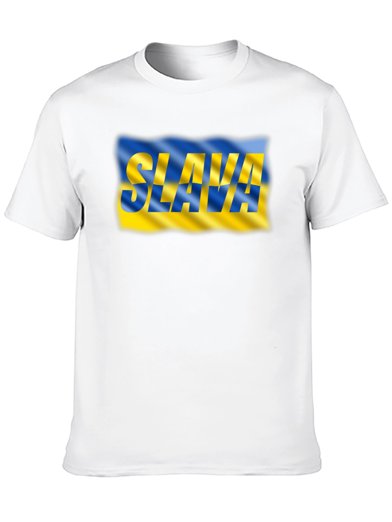 Slava Ukraine Graphic Tee - Patriotic Black T-Shirt
