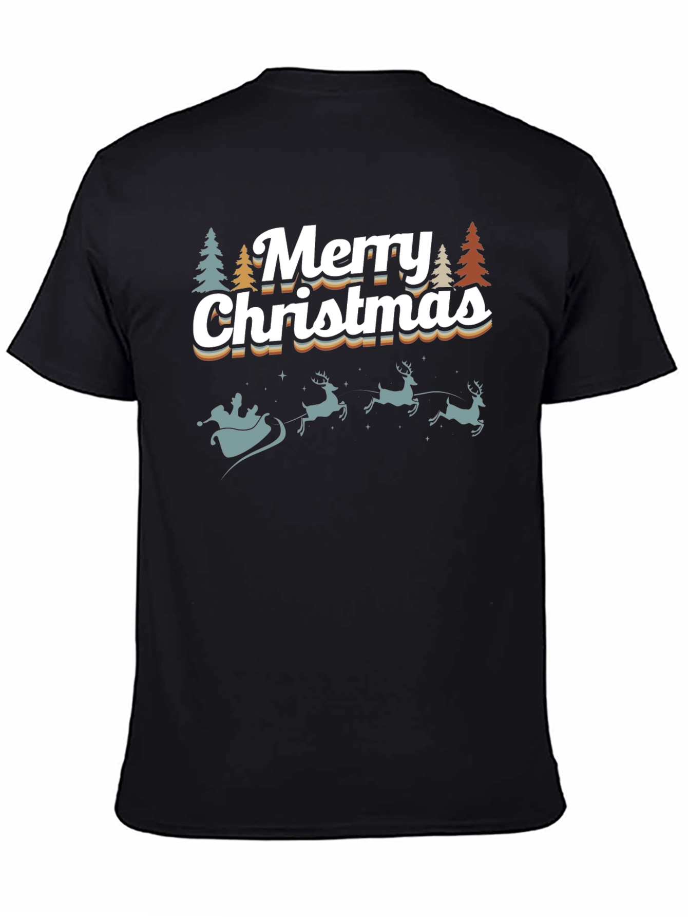 Retro Merry Christmas Graphic Tee