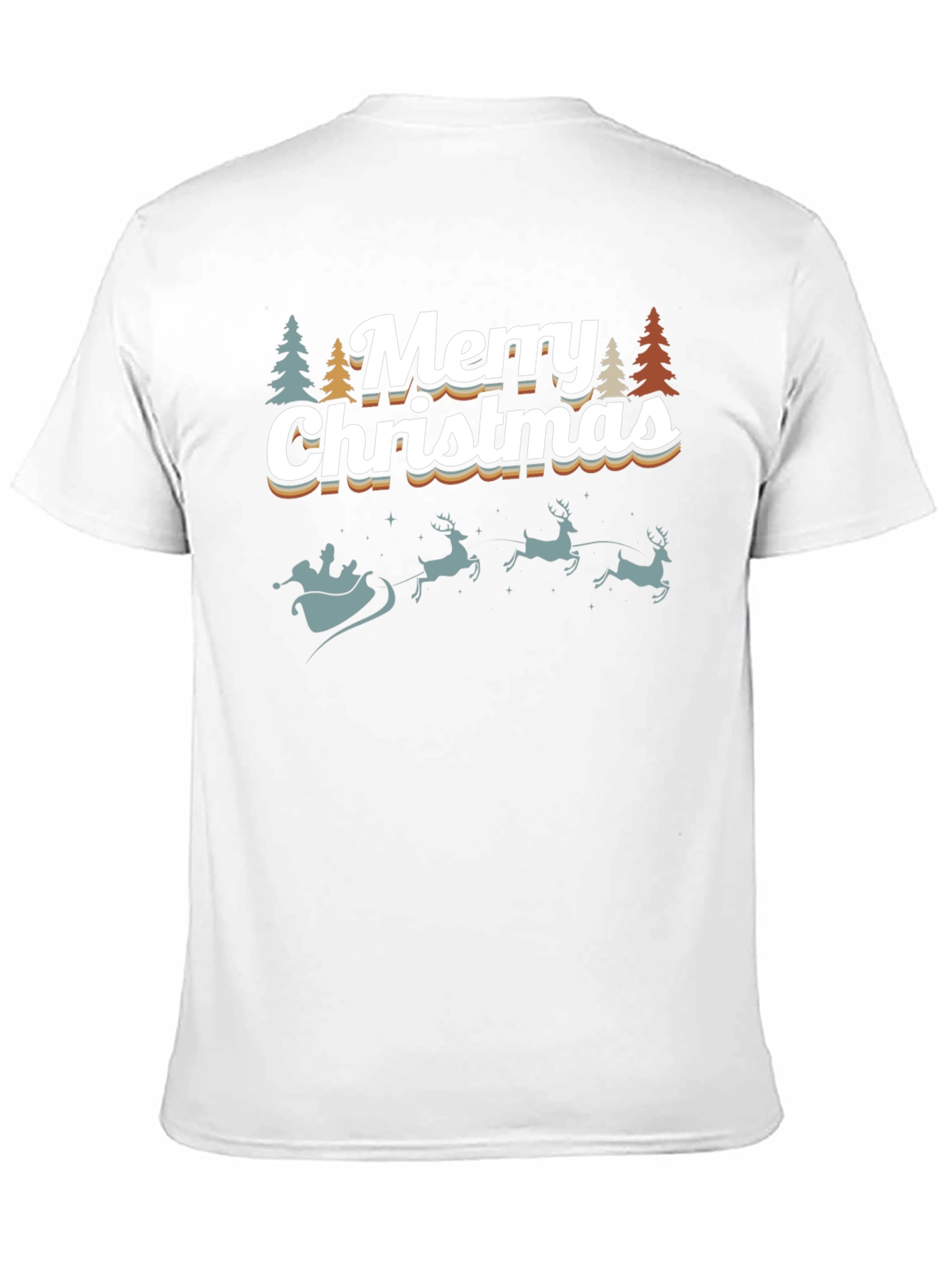 Retro Merry Christmas Graphic Tee