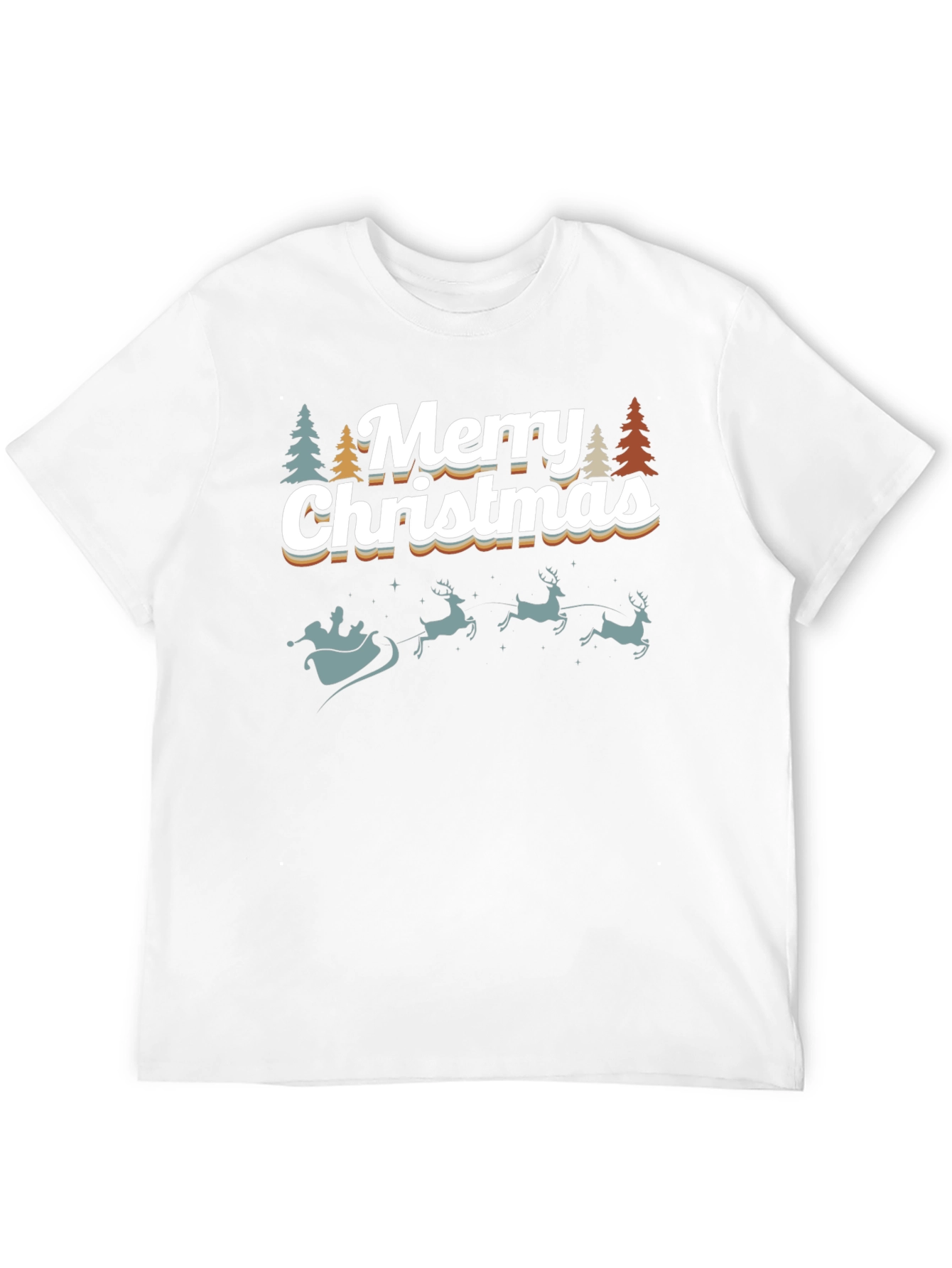 Retro Merry Christmas Graphic Tee