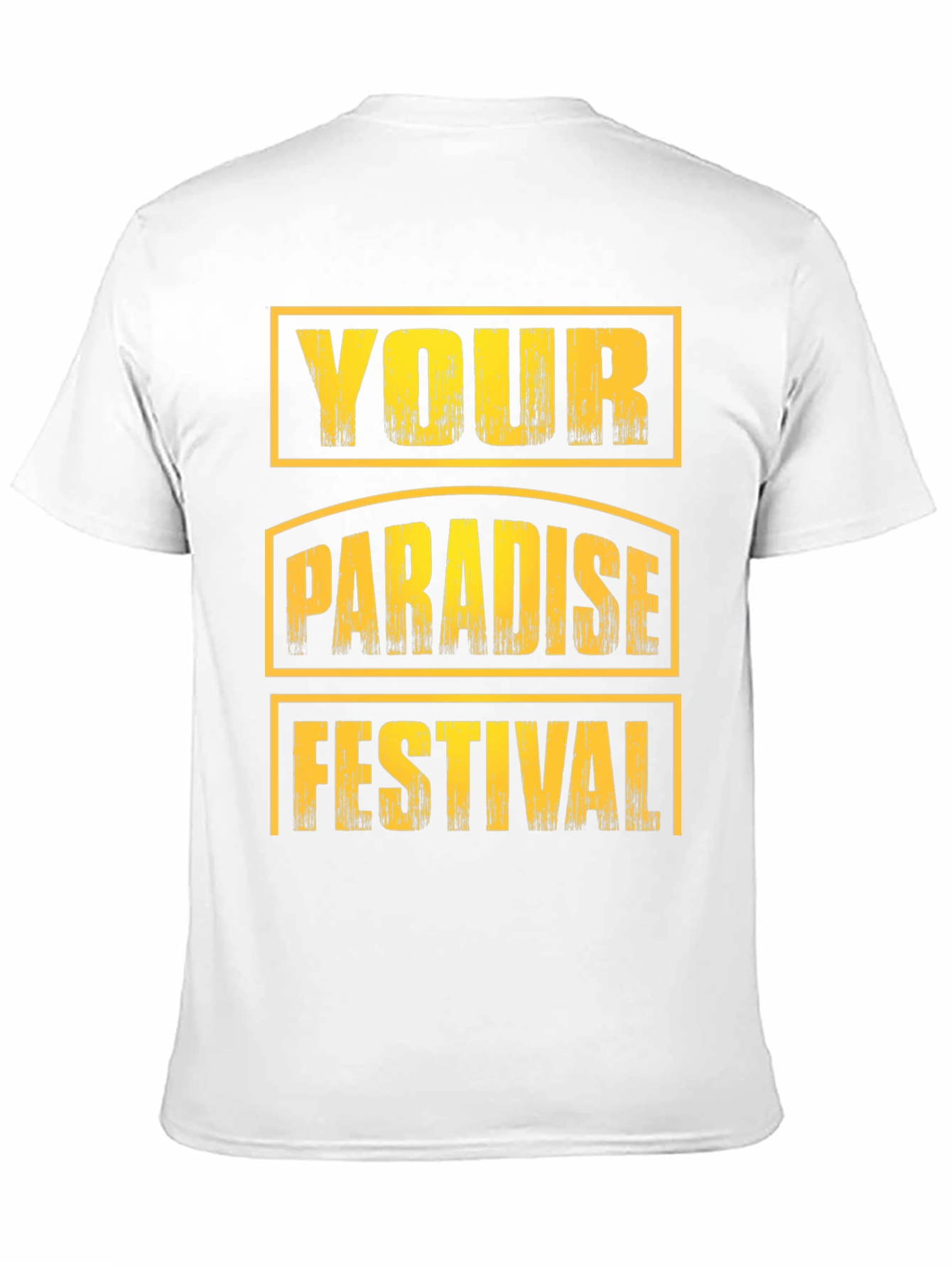 Your Paradise Festival Black Graphic Tee
