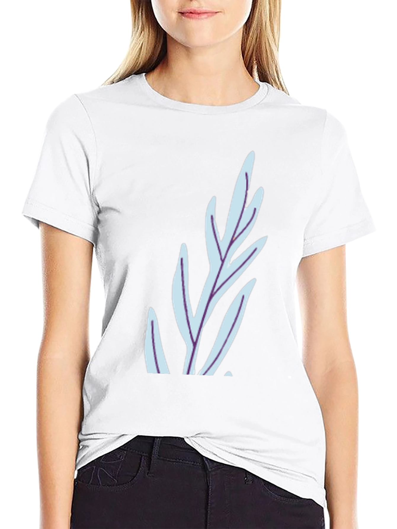 Leaf Graphic Black T-Shirt - Stylish Casual Wear