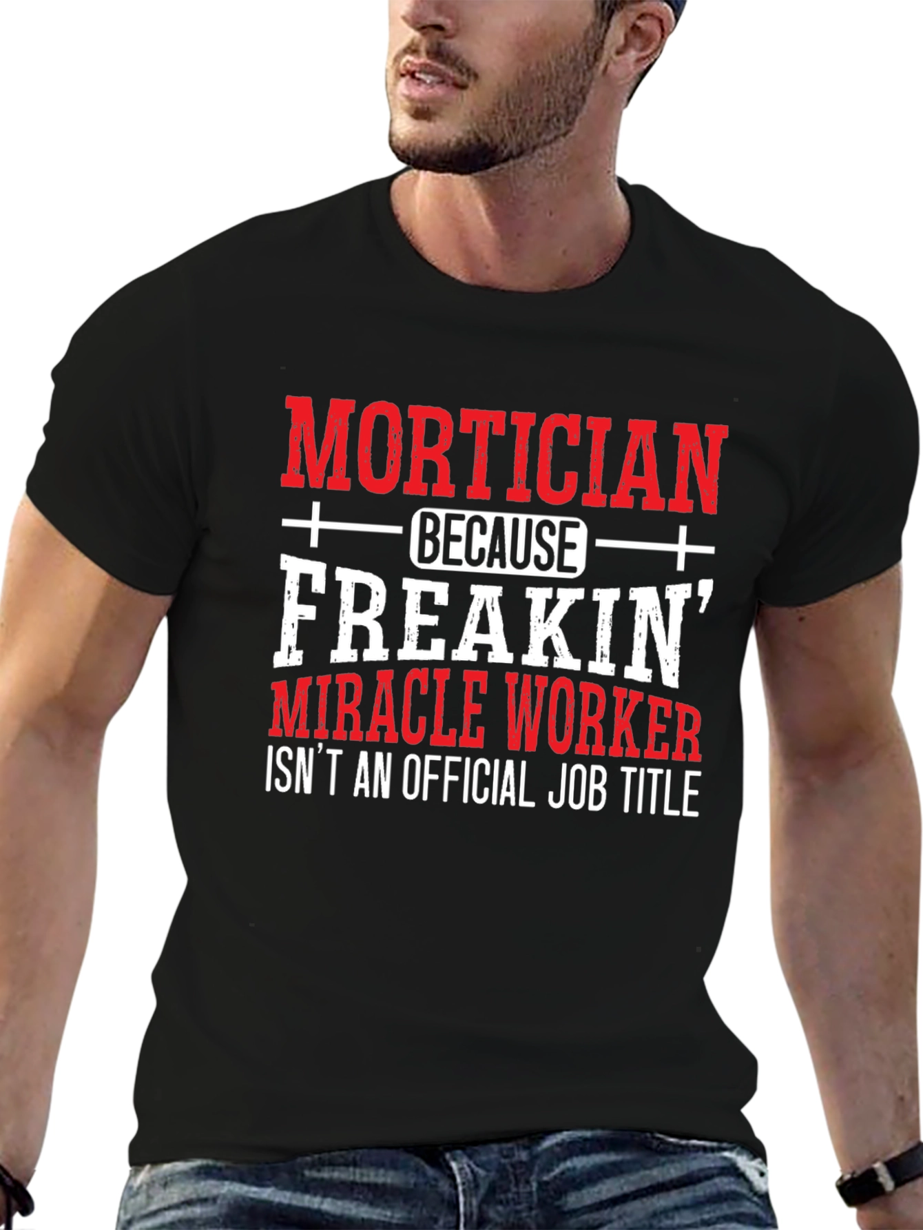 Mortician Miracle Worker Graphic Tee