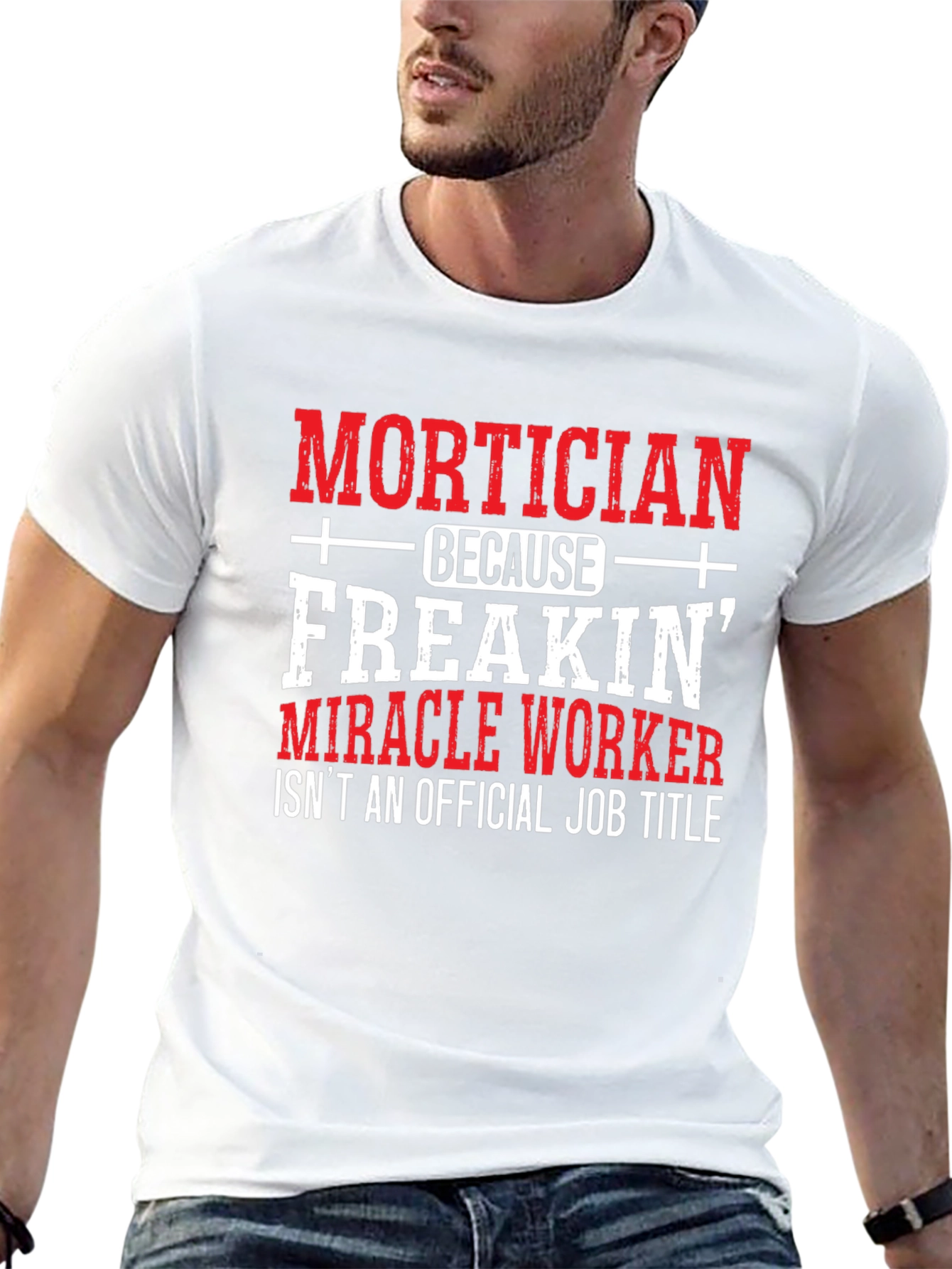 Mortician Miracle Worker Graphic Tee