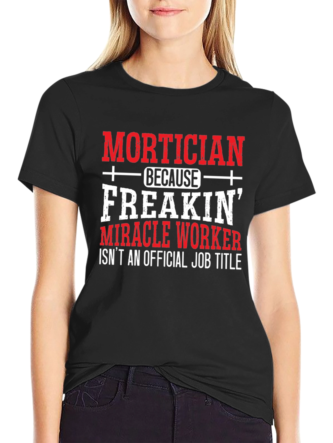 Mortician Miracle Worker Graphic Tee