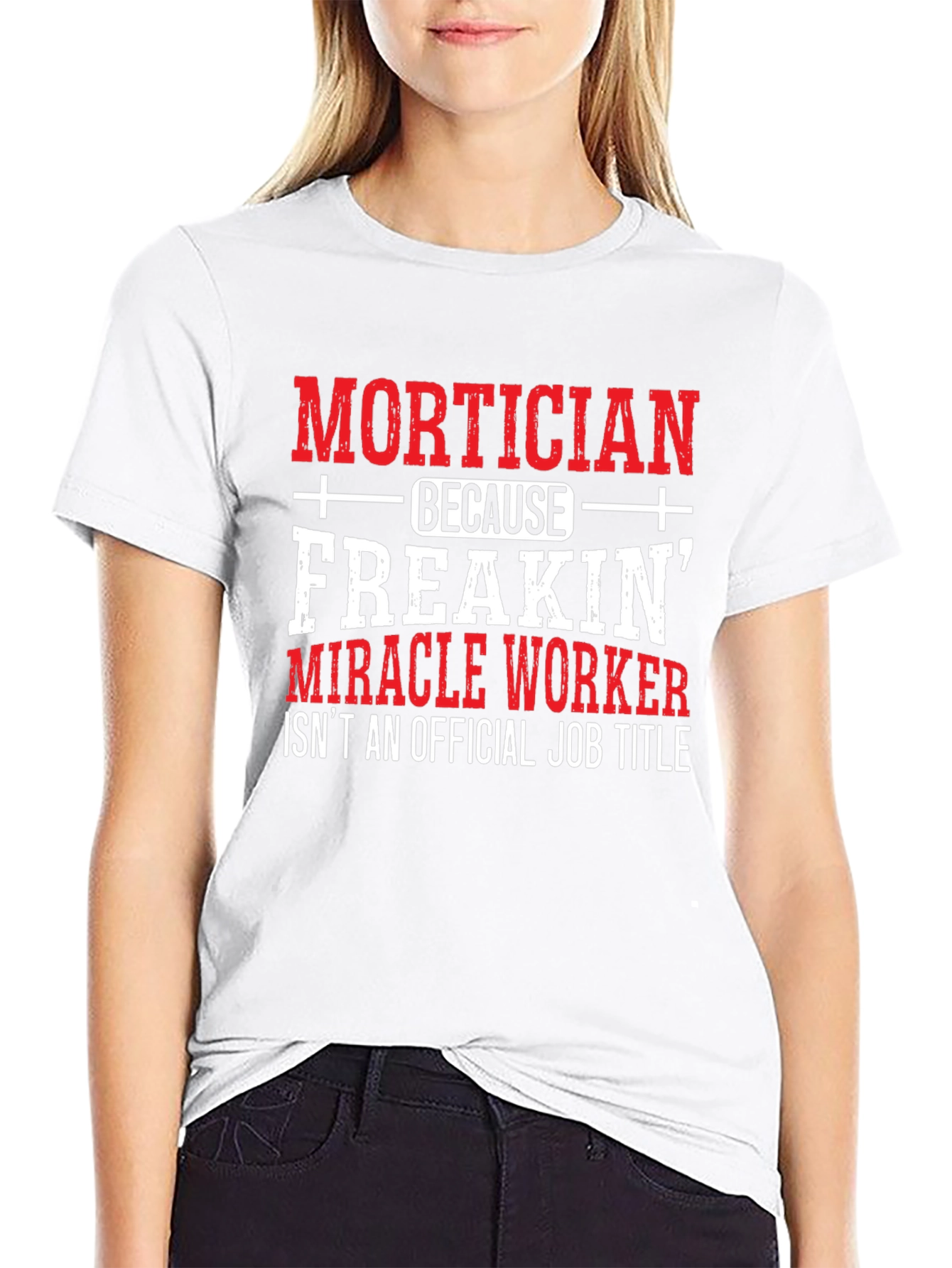 Mortician Miracle Worker Graphic Tee