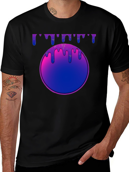 Bi Pride Drip Graphic T-Shirt