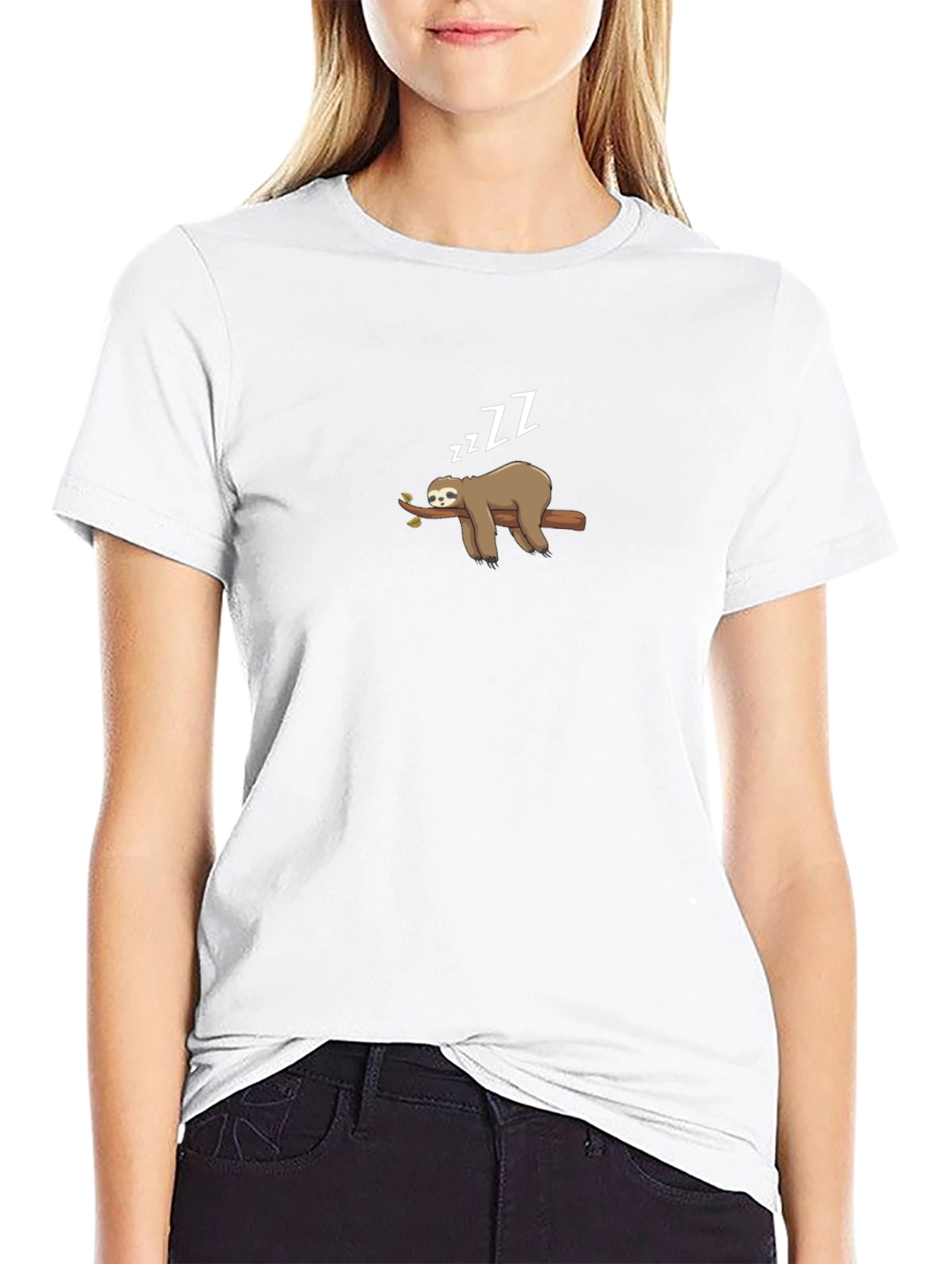 Lazy Sloth Nap T-Shirt - Relaxed Fit