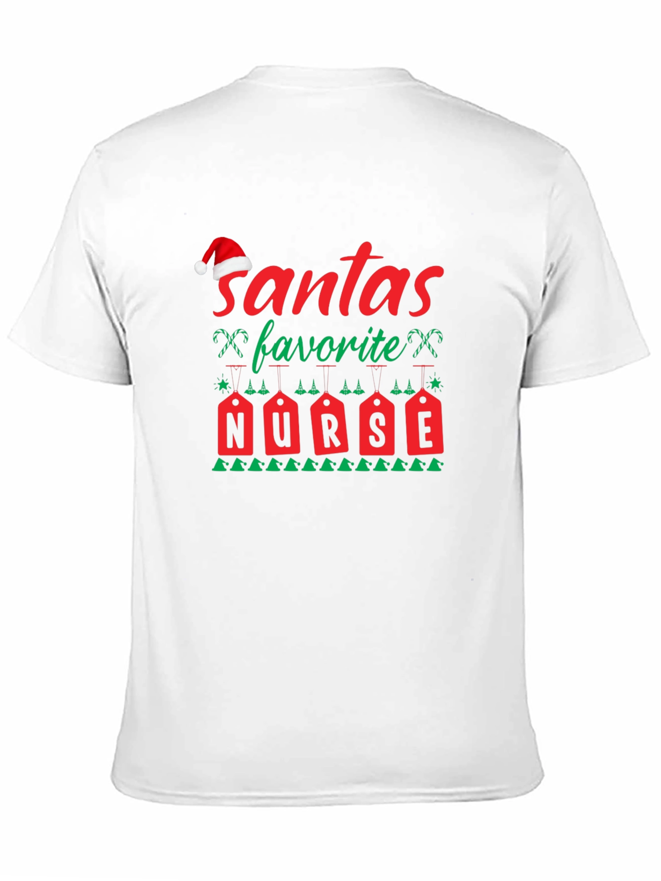 Santas Favorite Nurse Christmas T-Shirt