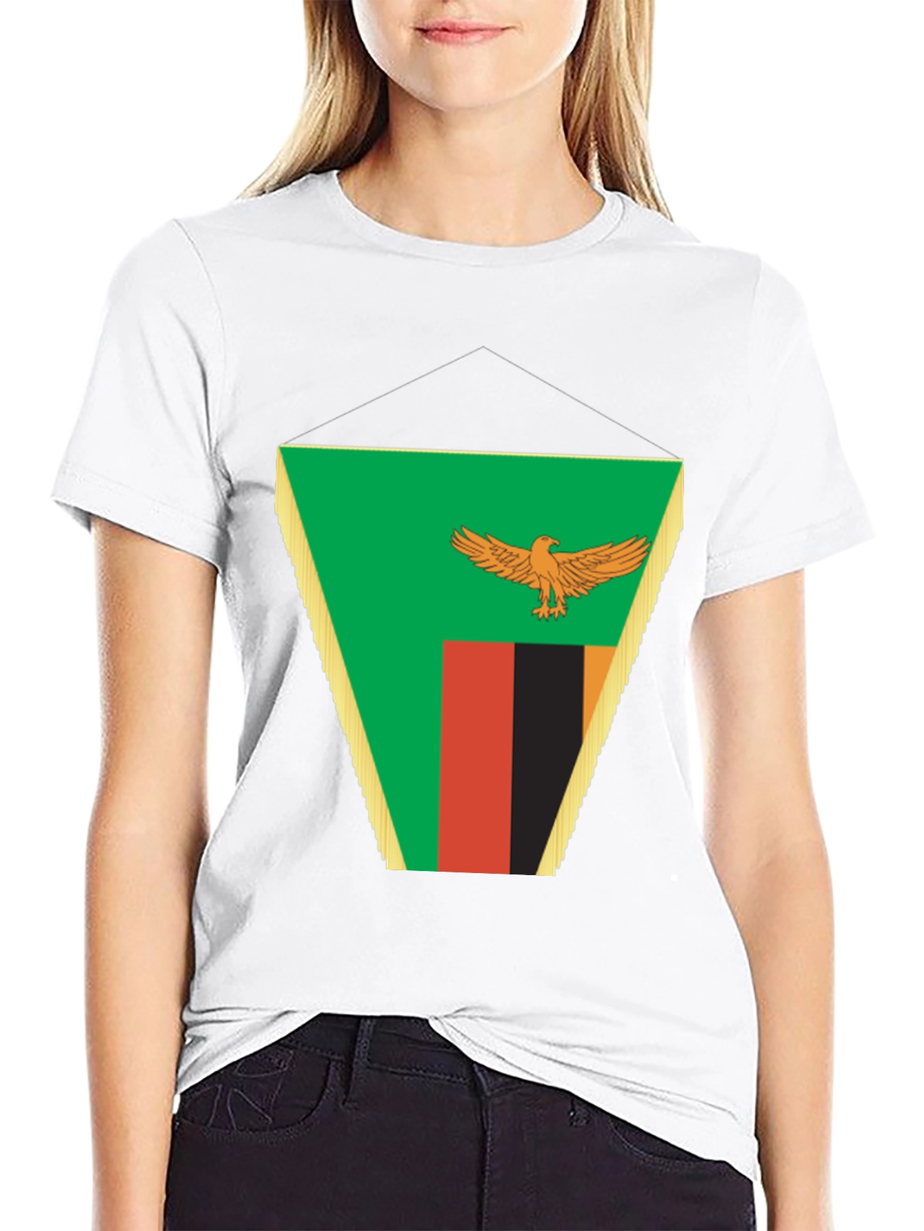 Zambia Flag Graphic T-Shirt
