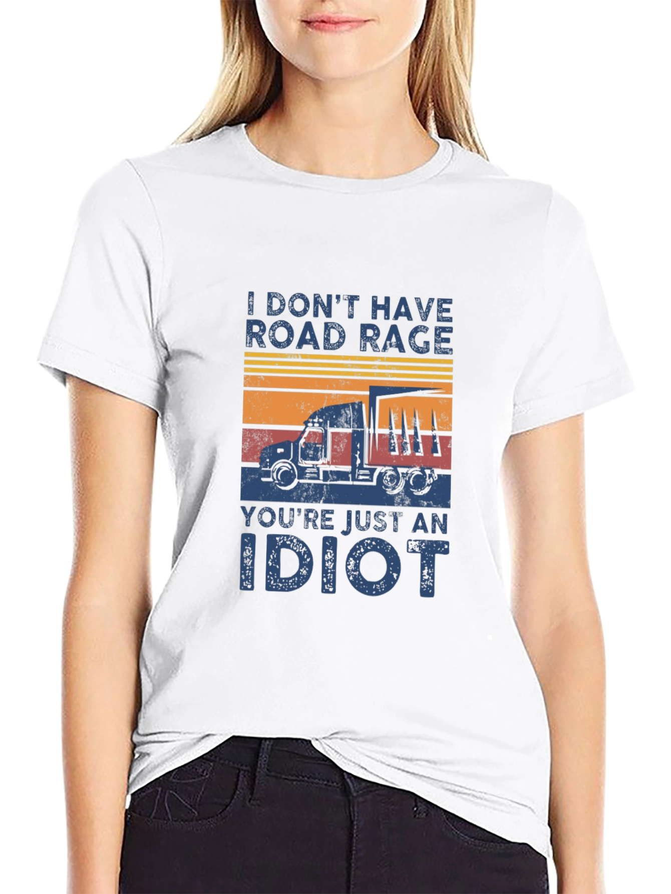 Road Rage Trucker Tee - Funny Truck Driving T-Shirt